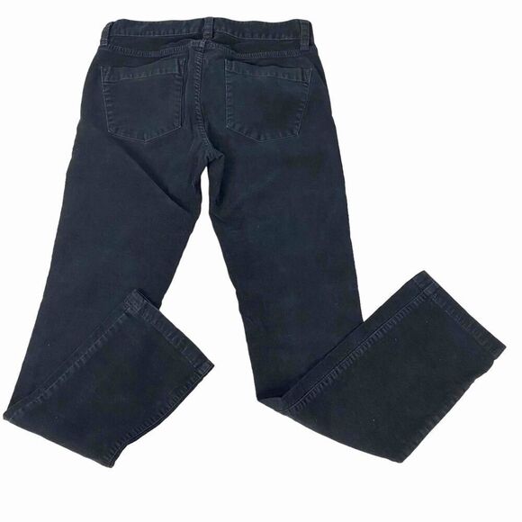 J Crew Matchstick Stretch Corduroy Black size 25S - Picture 2 of 5